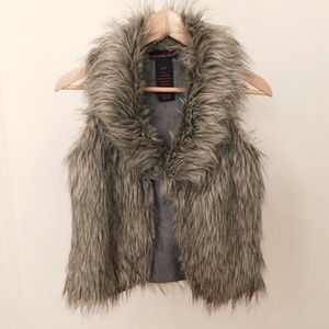 Material Girl Faux Fur Vest